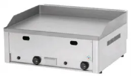 Plancha professionnelle gaz lisse 2 zones REDFOX